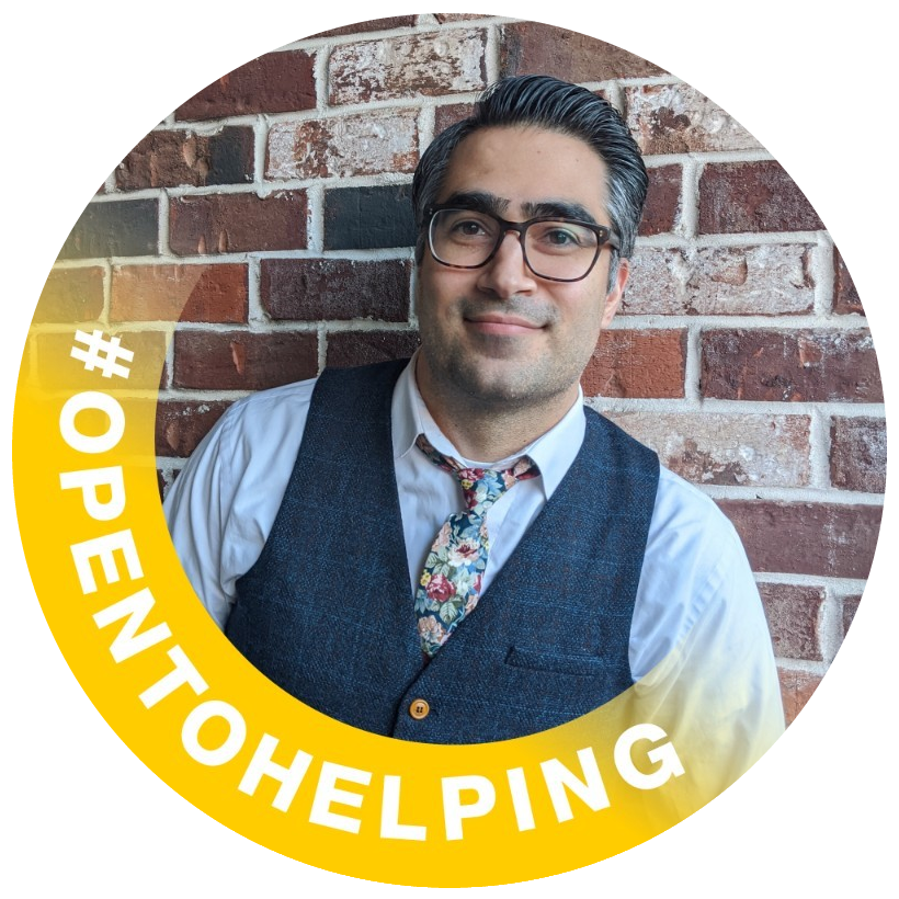 #OpenToHelping